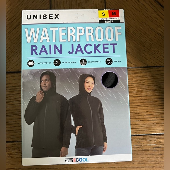 32 Degrees Unisex Rain Jacket - Picture 1 of 2